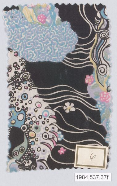 Textile samples, from the ¦Franko Prints¦ series, Joseph Urban (American (born Austria), Vienna 1872–1933 New York), Silk