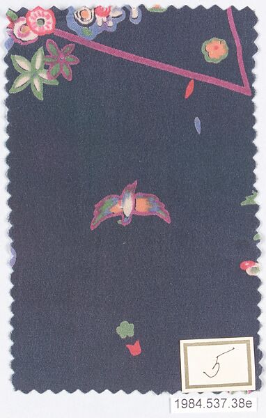 Textile samples, from the ¦Franko Prints¦ series, Joseph Urban (American (born Austria), Vienna 1872–1933 New York), Silk