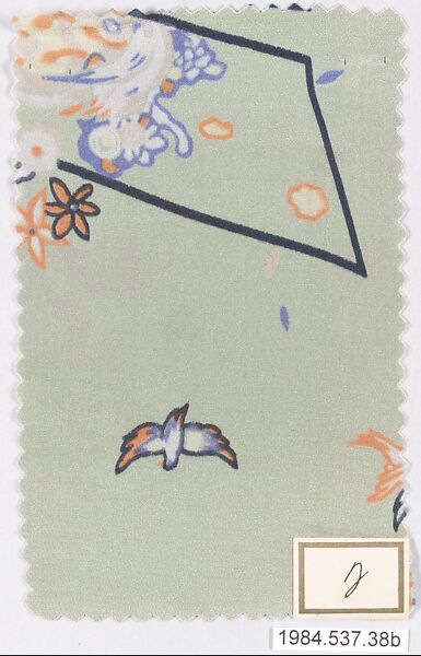 Textile samples, from the ¦Franko Prints¦ series, Joseph Urban (American (born Austria), Vienna 1872–1933 New York), Silk