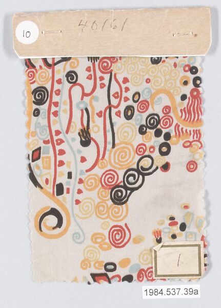 Textile samples, from the ¦Franko Prints¦ series, Joseph Urban (American (born Austria), Vienna 1872–1933 New York), Silk