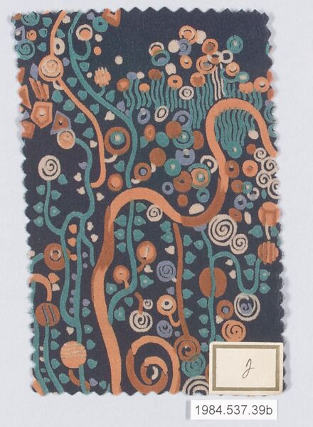 Textile samples, from the ¦Franko Prints¦ series, Joseph Urban (American (born Austria), Vienna 1872–1933 New York), Silk