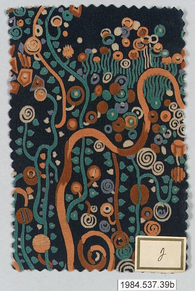 Textile samples, from the ¦Franko Prints¦ series, Joseph Urban (American (born Austria), Vienna 1872–1933 New York), Silk