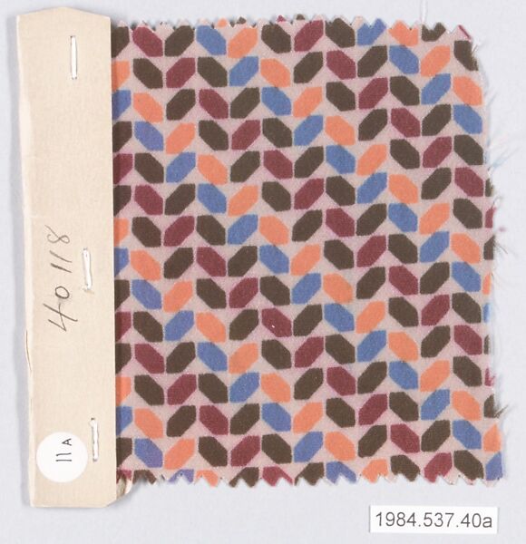 Textile samples, from the ¦Franko Prints¦ series, Joseph Urban (American (born Austria), Vienna 1872–1933 New York), Silk 