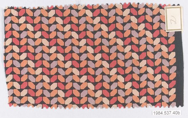 Textile samples, from the ¦Franko Prints¦ series, Joseph Urban (American (born Austria), Vienna 1872–1933 New York), Silk