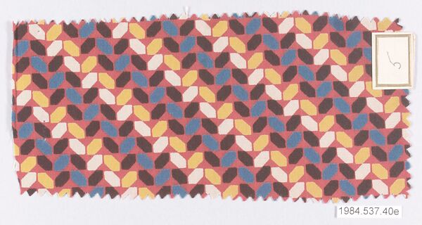 Textile samples, from the ¦Franko Prints¦ series, Joseph Urban (American (born Austria), Vienna 1872–1933 New York), Silk