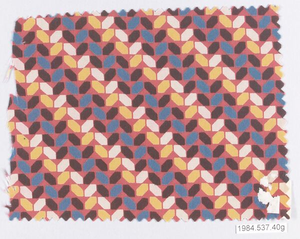 Textile samples, from the ¦Franko Prints¦ series, Joseph Urban (American (born Austria), Vienna 1872–1933 New York), Silk