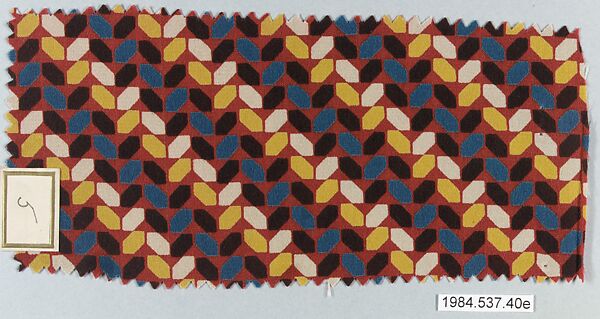 Textile samples, from the ¦Franko Prints¦ series, Joseph Urban (American (born Austria), Vienna 1872–1933 New York), Silk