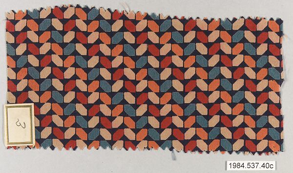 Textile samples, from the ¦Franko Prints¦ series, Joseph Urban (American (born Austria), Vienna 1872–1933 New York), Silk