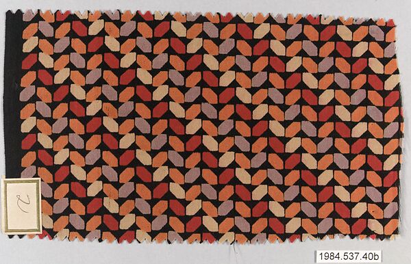 Textile samples, from the ¦Franko Prints¦ series, Joseph Urban (American (born Austria), Vienna 1872–1933 New York), Silk