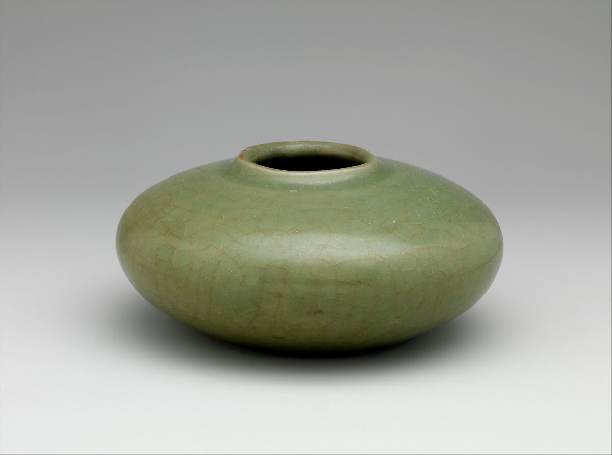 Water pot, Stoneware with celadon galze (Longquan ware), China
