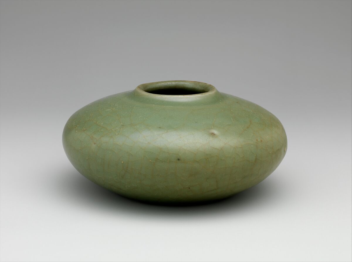 Water pot, Stoneware with celadon galze (Longquan ware), China 