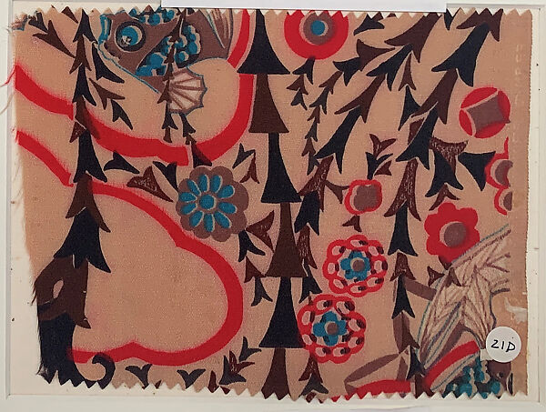 Textile samples, from the ¦Franko Prints¦ series, Joseph Urban (American (born Austria), Vienna 1872–1933 New York), Silk