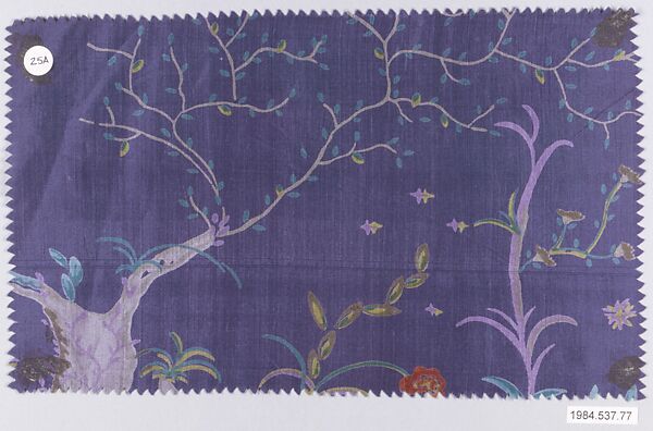 Textile sample, Dagobert Peche (Austrian, St. Michael im Lungau 1887–1923 Mödling bei Wien), Silk 