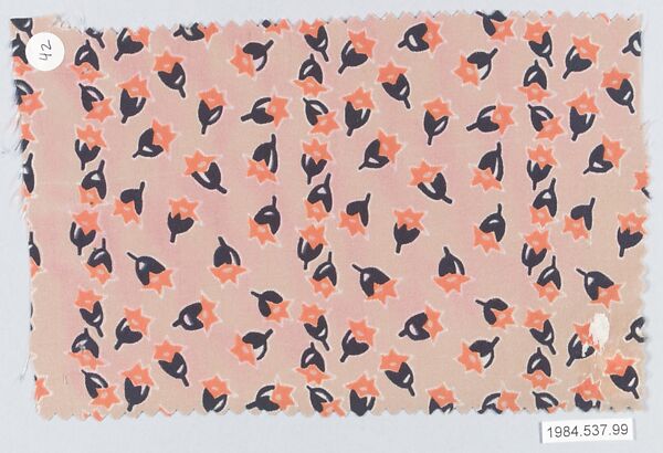 Textile sample, from the ¦Franko Prints¦ series, Joseph Urban (American (born Austria), Vienna 1872–1933 New York), Silk 