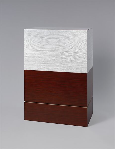 Swivel, Richard Artschwager (American, Washington, D.C. 1923–2013 Albany, New York), Laminated wood, resin laminate veneer (melamine-formaldehyde and cellulosic material)