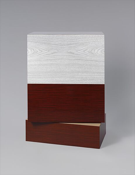 Swivel, Richard Artschwager (American, Washington, D.C. 1923–2013 Albany, New York), Laminated wood, resin laminate veneer (melamine-formaldehyde and cellulosic material)