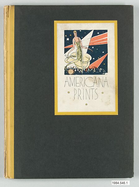 "Americana Prints", Stehli Silks Corporation, Book 
