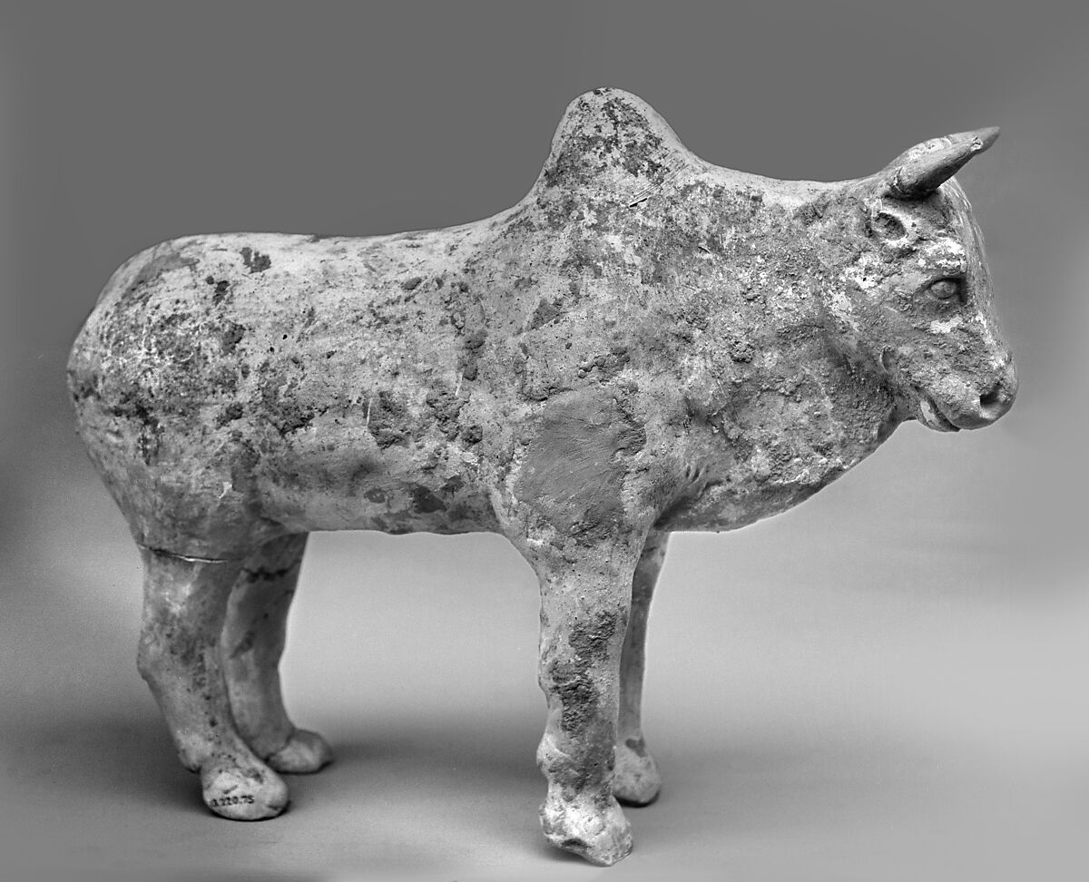 Ox, Earthenware, China 