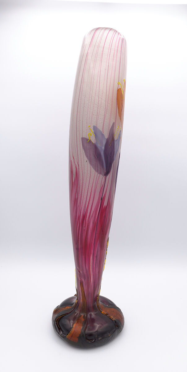 "Autumn Crocus" Vase, Emile Gallé (French, Nancy 1846–1904 Nancy), Glass