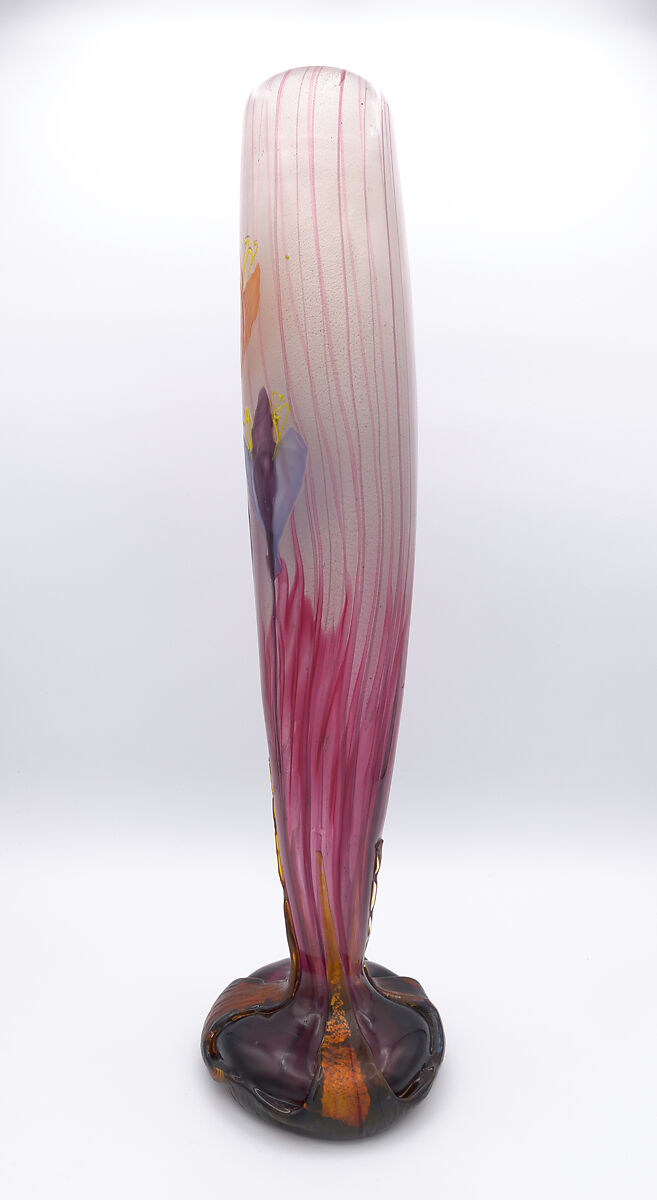 "Autumn Crocus" Vase, Emile Gallé (French, Nancy 1846–1904 Nancy), Glass