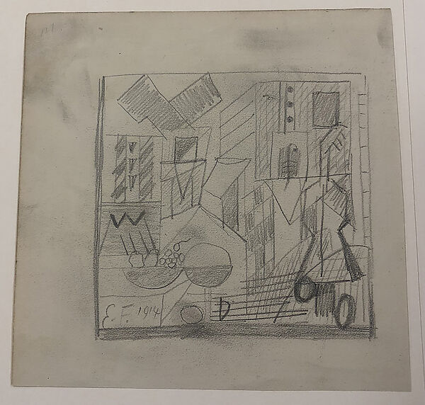 Untitled, Emil Filla (Czechoslovakian, 1882–1953), Graphite on paper 