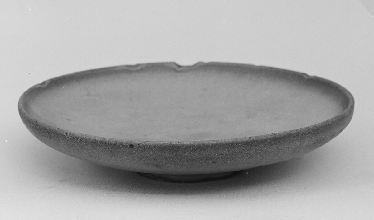 Dish, Stoneware with light blue glaze (Jun ware), China