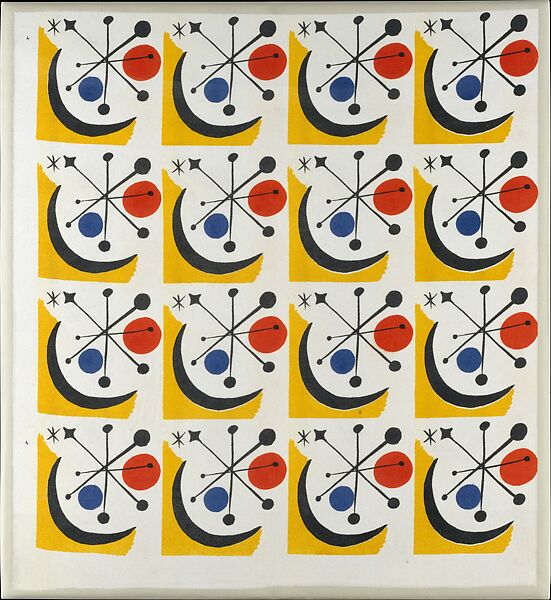 "Calder #1" Textile (Model No. 1-145), Alexander Calder (American, Philadelphia, Pennsylvania 1898–1976 New York), Rayon, fiberglass 