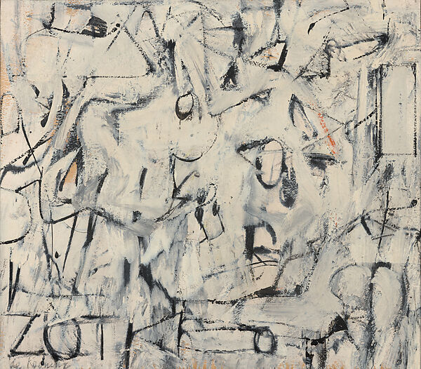 Zot, Willem de Kooning (American (born The Netherlands), Rotterdam 1904–1997 East Hampton, New York), Oil on paper, mounted on wood 