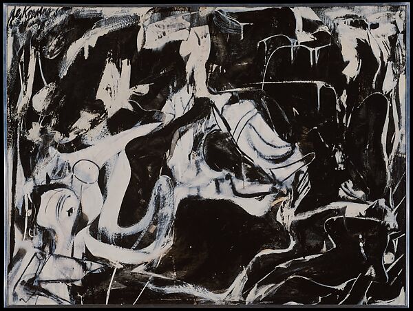 Willem de Kooning | Black Unaltd | The Metropolitan Museum of Art