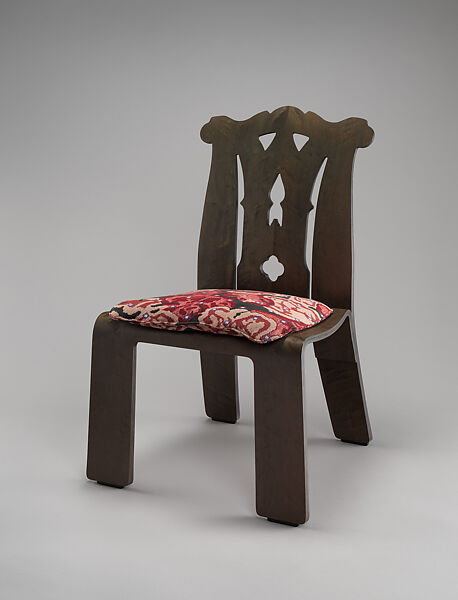 #662 "Chippendale" Chair, Robert Venturi (American, Philadelphia, Pennsylvania 1925–2018 Philadelphia, Pennsylvania), Molded plywood with laminated finish 