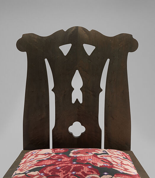 #662 "Chippendale" Chair, Robert Venturi (American, Philadelphia, Pennsylvania 1925–2018 Philadelphia, Pennsylvania), Molded plywood with laminated finish, upholstery