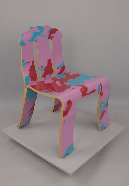 #663 "Empire" Chair, Robert Venturi (American, Philadelphia, Pennsylvania 1925–2018 Philadelphia, Pennsylvania), Molded plywood with laminated finish