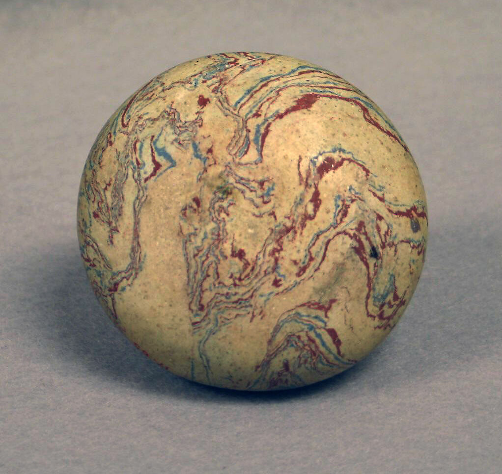 Water pot, Stoneware with marbled clay, China