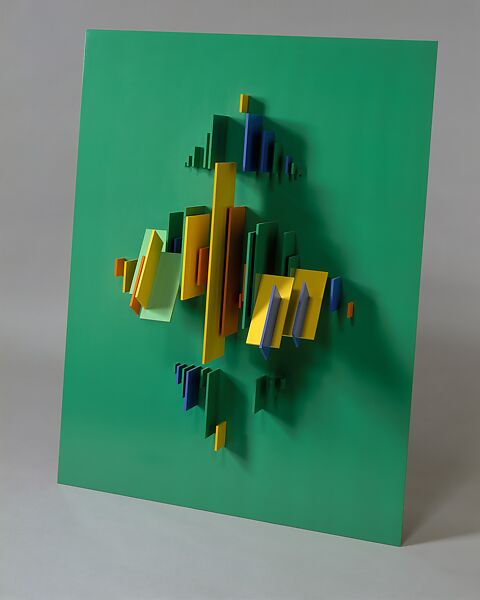 Work, Number 52, Charles Biederman (American, Cleveland, Ohio 1906–2004 Red Wing, Minnesota), Painted aluminum