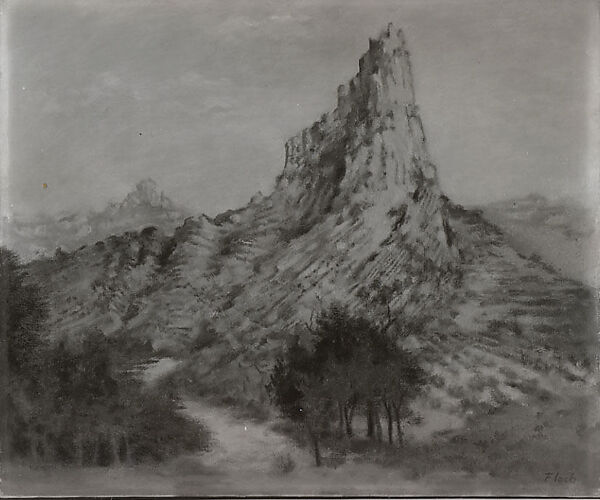 Craggy Rocks in Castellane, Joseph Floch (American (born Austria), Vienna 1895–1977 New York), Oil on canvas 