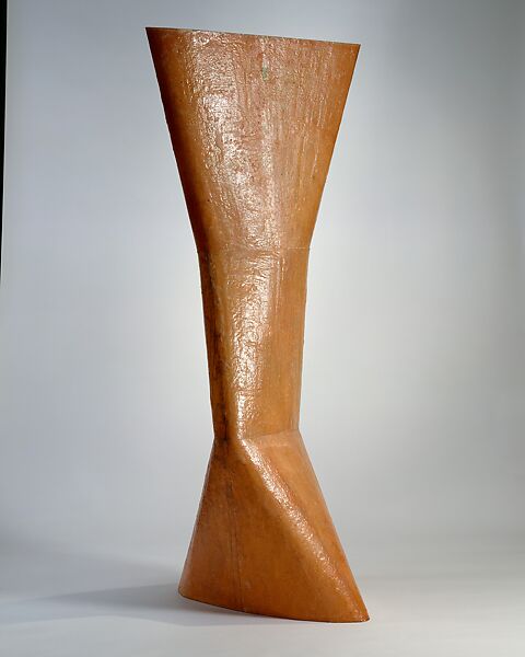 Irregular Column, John Duff (American, born 1943), Fiberglass and enamel paint 