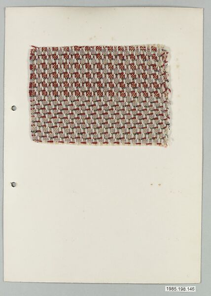 Bauhaus Archive, Unknown Designer, Weaving samples on paper