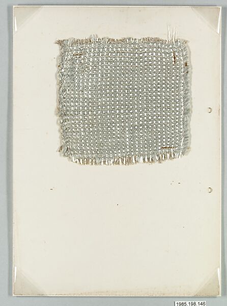 Bauhaus Archive, Unknown Designer, Weaving samples on paper