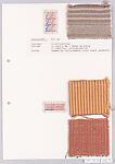 Bauhaus Archive, Gertrud Preiswerk (German (born Swiss), Basel 1902–1994), Pen and ink on paper, cut and pasted papers and textile samples on paper