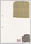 Bauhaus Archive, Gertrud Preiswerk (German (born Swiss), Basel 1902–1994), Pen and ink on paper, cut and pasted papers and textile samples on paper