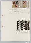 Bauhaus Archive, Gertrud Preiswerk (German (born Swiss), Basel 1902–1994), Pen and ink on paper, cut and pasted papers and textile samples on paper