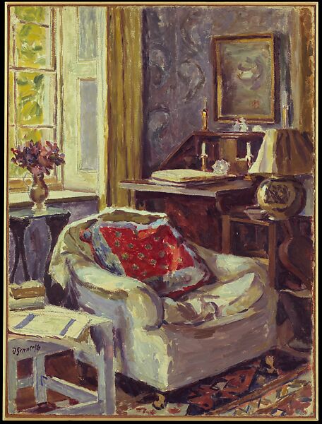 Artist's Study at Charleston, Duncan Grant (British, Rothiemurchus, Inverness 1885–1978 Aldermaston, Berkshire), Oil on paper, mounted on Masonite 