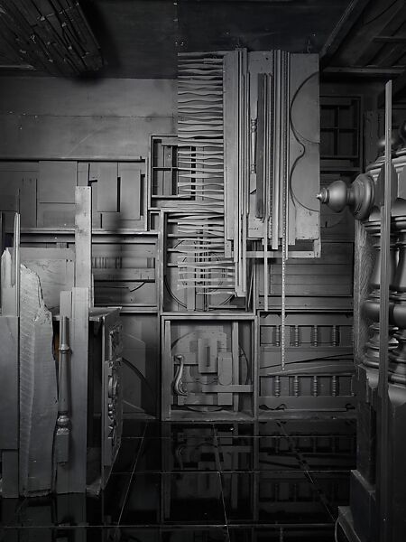 Mrs. N's Palace, Louise Nevelson (American (born Ukraine), Kiev 1899–1988 New York), Painted wood, mirror