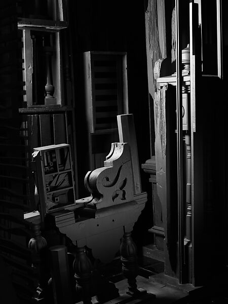 Mrs. N's Palace, Louise Nevelson (American (born Ukraine), Kiev 1899–1988 New York), Painted wood, mirror