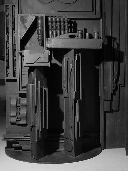 Mrs. N's Palace, Louise Nevelson (American (born Ukraine), Kiev 1899–1988 New York), Painted wood, mirror