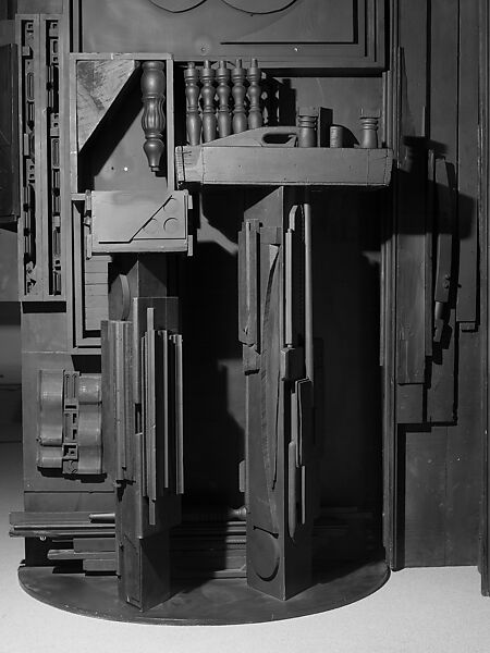 Mrs. N's Palace, Louise Nevelson (American (born Ukraine), Kiev 1899–1988 New York), Painted wood, mirror