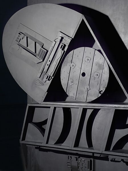 Mrs. N's Palace, Louise Nevelson (American (born Ukraine), Kiev 1899–1988 New York), Painted wood, mirror