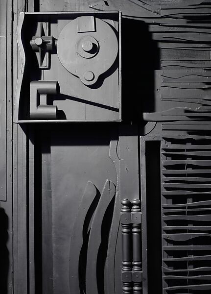 Mrs. N's Palace, Louise Nevelson (American (born Ukraine), Kiev 1899–1988 New York), Painted wood, mirror
