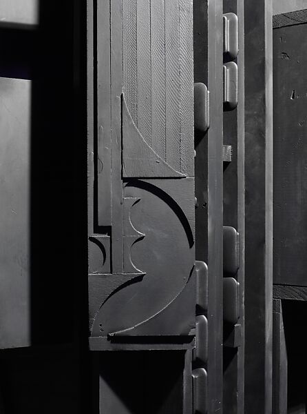 Mrs. N's Palace, Louise Nevelson (American (born Ukraine), Kiev 1899–1988 New York), Painted wood, mirror