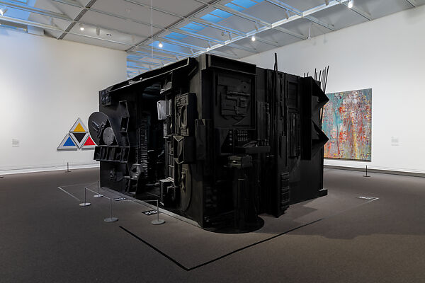 Mrs. N's Palace, Louise Nevelson (American (born Ukraine), Kiev 1899–1988 New York), Painted wood, mirror